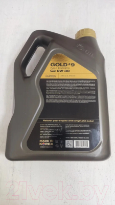 Моторное масло S-Oil Seven Gold №9 C2 0W30 / E108629 (4л)