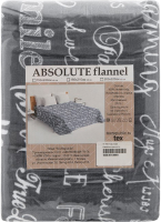 Плед TexRepublic Absolute Flannel  Семейные ценности 1.5сп / 93330 (серый) - 