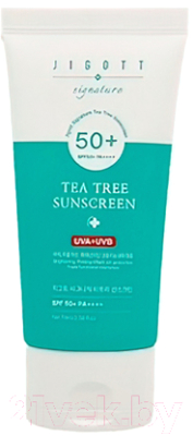 Крем солнцезащитный Jigott Signature Tea Tree Sunscreen (70мл)