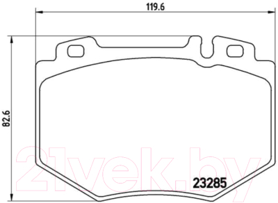 Тормозные колодки Brembo P50048