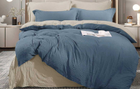 Комплект постельного белья Бояртекс Мятка №17-4020 1.5 (деним) - 