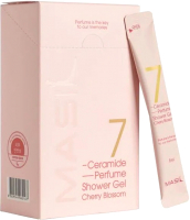 Гель для душа Masil 7 Ceramide Perfume Shower Gel Stick Pouch Аромат цветка вишни (20x8мл) - 