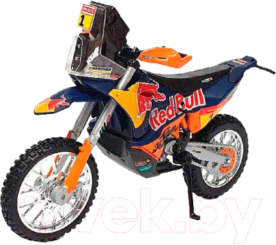 Масштабная модель мотоцикла Bburago KTM 450 Rally 2019 Dakar Rally 18-51000/18-51086