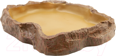 Кормушка для рептилий Mclanzoo Bowls / NS-71 (камень/горчичный)