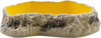 Кормушка для рептилий Mclanzoo Bowls / V-02E (камень/желтый) - 