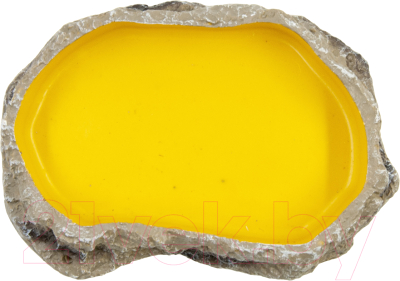 Кормушка для рептилий Mclanzoo Bowls / V-02E (камень/желтый)