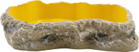 Кормушка для рептилий Mclanzoo Bowls / V-03 (камень/желтый) - 