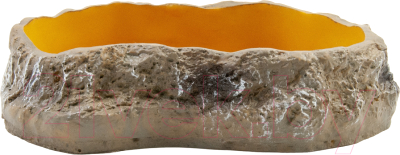 Кормушка для рептилий Mclanzoo Bowls / V-02O (камень/оранжевый)