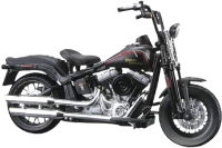 Масштабная модель мотоцикла Maisto Harley Davidson 2008 FLSTSB Cross Bones 39360 / 20-18867 (черный) - 