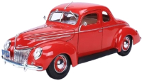 Масштабная модель автомобиля Maisto 1939 Ford Deluxe Coupe / 31180 (красный) - 