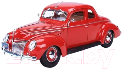 Масштабная модель автомобиля Maisto 1939 Ford Deluxe Coupe / 31180 (красный)