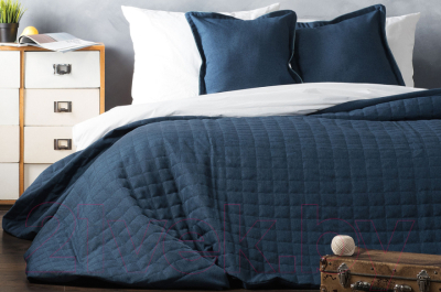 Набор текстиля для спальни Pasionaria Ибица 230x250 с наволочками (синий)