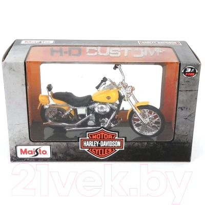 Масштабная модель мотоцикла Maisto Harley Davidson 2001 FXDWG Dyna Wide Glide 39360 / 20-19139