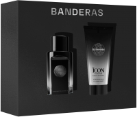 Парфюмерный набор Antonio Banderas The Icon For Men Парфюмерная вода+Бальзам после бритья (50мл+75мл) - 