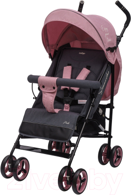 Детская прогулочная коляска INDIGO Punto (розовый)