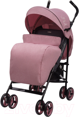 Детская прогулочная коляска INDIGO Punto (розовый)