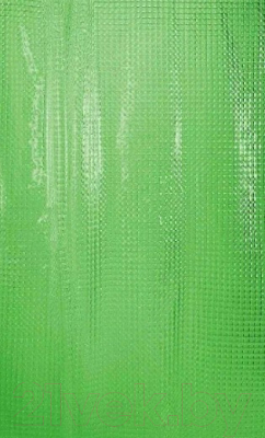 Шторка-занавеска для ванны Ева 3D / 14099 (180x180см, зеленый)