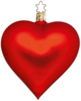 Елочная игрушка Inge's Christmas Traditional Red. Сердце / 12002T041 - 