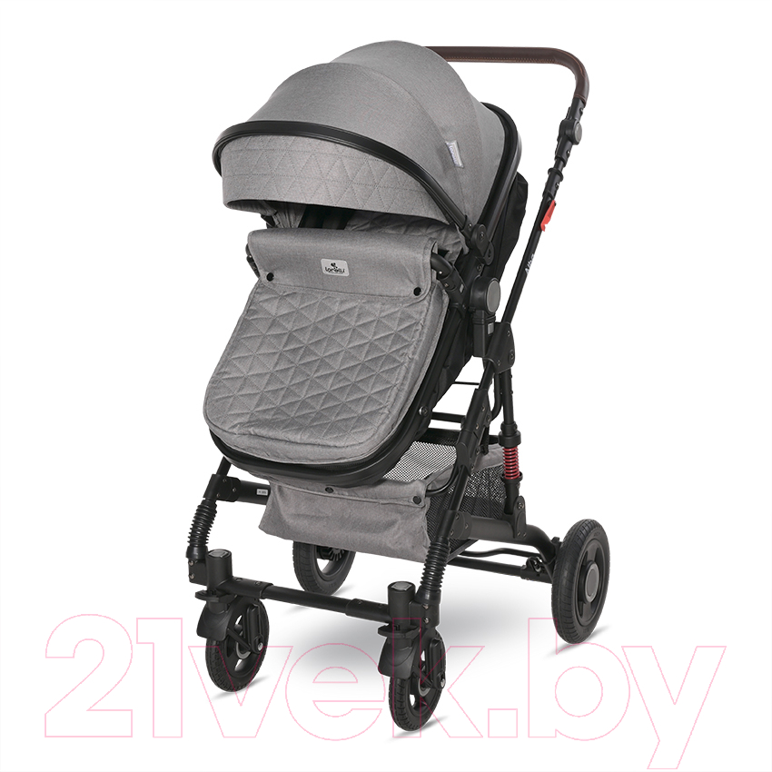 Детская универсальная коляска Lorelli Alba Premium Opaline Grey / 10021422302
