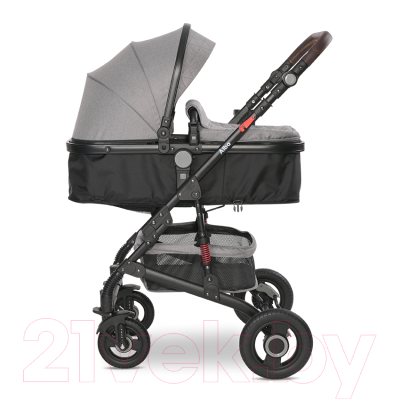 Детская универсальная коляска Lorelli Alba Premium Opaline Grey / 10021422302