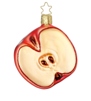 Елочная игрушка Inge's Christmas Fresh From The Market. Половина яблока / 10114S020 (красный) - 