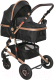 Детская универсальная коляска Lorelli Alba Premium Black / 10021422305 - 
