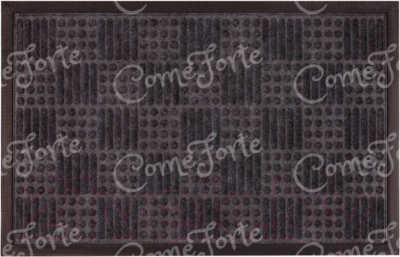 Коврик грязезащитный ComeForte Уют Premium 60x90 (черный)