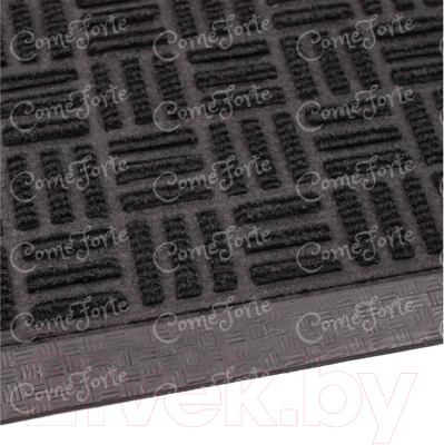 Коврик грязезащитный ComeForte Уют Premium 60x90 (черный)