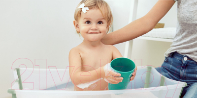 Ванночка детская Stokke Flexi Bath (прозрачный/зеленый)