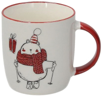 

Кружка, New Milk&Coffee Cozy Xmas. Медвежонок на лыжах / NL689H2M205-3