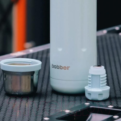 Термос для напитков Bobber Flask-770 (светло-голубой)
