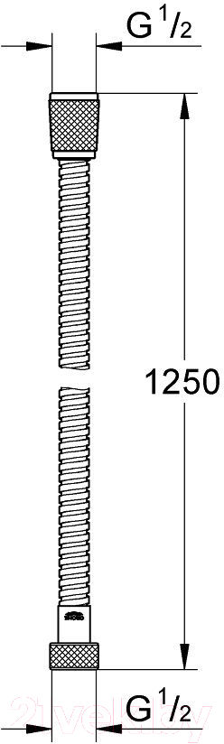 Душевой шланг GROHE Relexaflex 28142002