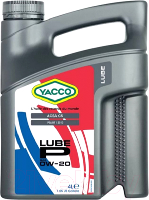 Моторное масло Yacco Lube P 0W20 (4л)
