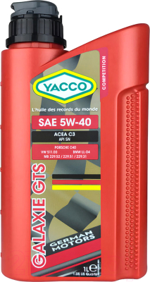 Моторное масло Yacco Galaxie GTS 5W40 (1л)