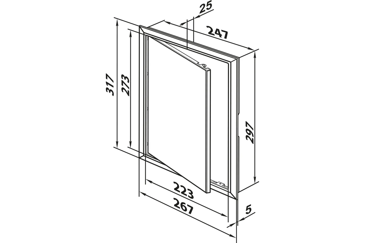 Люк ревизионный Zernberg Porta 2530 10205821 — фото 3