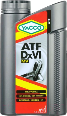 Жидкость гидравлическая Yacco ATF DXVI MV (1л)