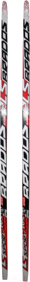 Комплект беговых лыж STC Step 0075 185/145 +/-5см (красный)