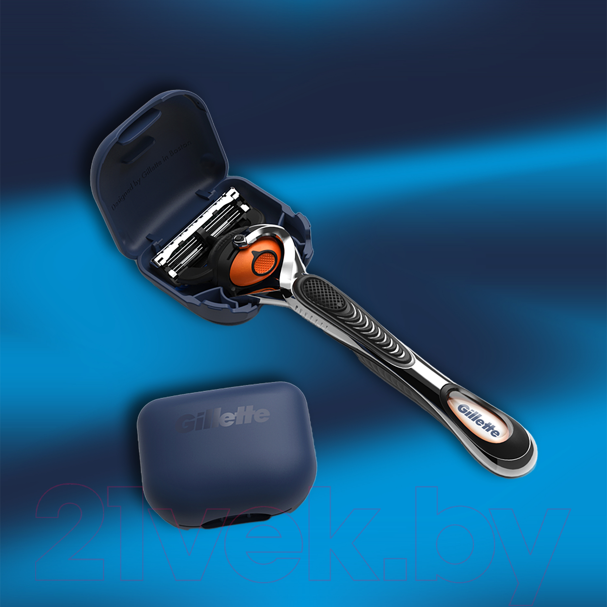 Бритвенный станок Gillette Fusion ProGlide Flexball Станок+1 кассета+Чехол для бритвы