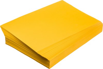 Бумага No Brand А4 80г/м / БЦ80Ж (500л, солнечно-желтый) - 