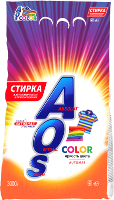 Стиральный порошок Aos Color Automat / 010769K (3кг)