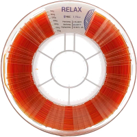 Пластик для 3D-печати REC Relax 1.75мм 750г / rr2s2131 (прозрачный янтарный) - 