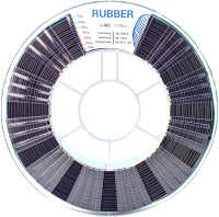 Пластик для 3D-печати REC Rubber 1.75мм 750г / rr6f2111 (черный) - 