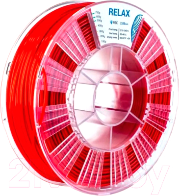 Пластик для 3D-печати REC Relax 1.75мм 750г / rr2s2112 (красный)