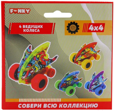 Автомобиль игрушечный Funky Toys Граффити Акула / FT9790-3 (синий)