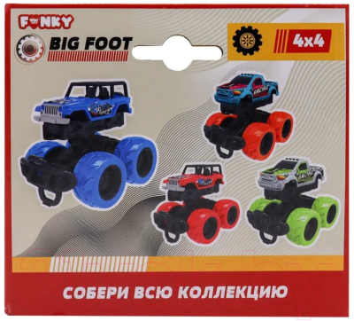 Автомобиль игрушечный Funky Toys Граффити с краш-эффектом / FT97974 (голубой)