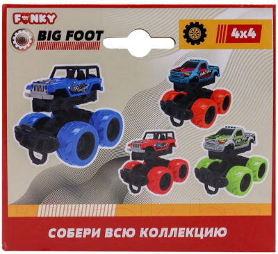 Автомобиль игрушечный Funky Toys Сафари с краш-эффектом / FT97975 (красный)