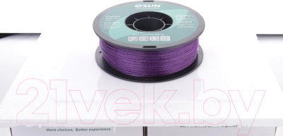 Пластик для 3D-печати eSUN eTwinkling Filament / т0034918 (1.75мм, 1кг, фиолетовый)