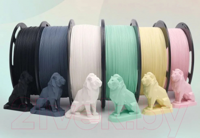 Пластик для 3D-печати eSUN ePLA-Matte Filament / т0035510 (1.75мм, 1кг, черный)