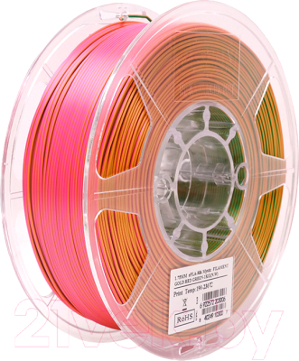 Пластик для 3D-печати eSUN ePLA-Silk Mystic Filament / т0036021 (1.75мм, 1кг, золото/красный)