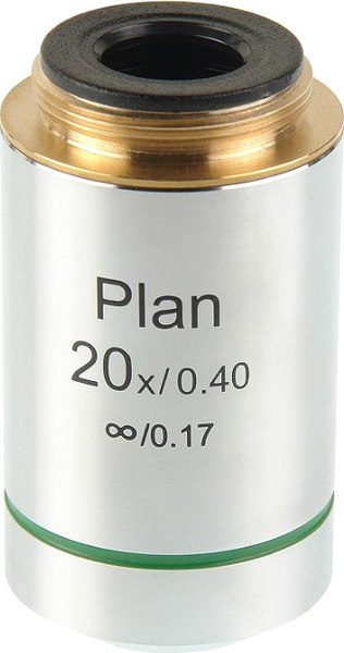 Объектив для микроскопа Микромед 20х/0.4 Plan беск/0.17 / 27856